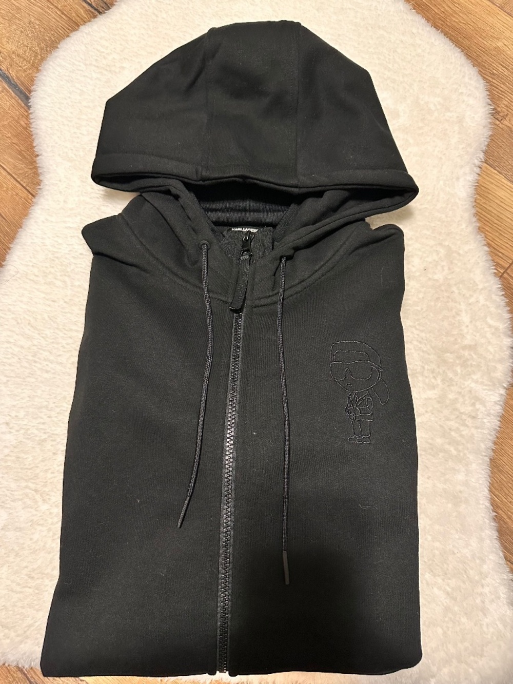 Karl Lagerfeld - Ikonik Zip Up Hoodie
